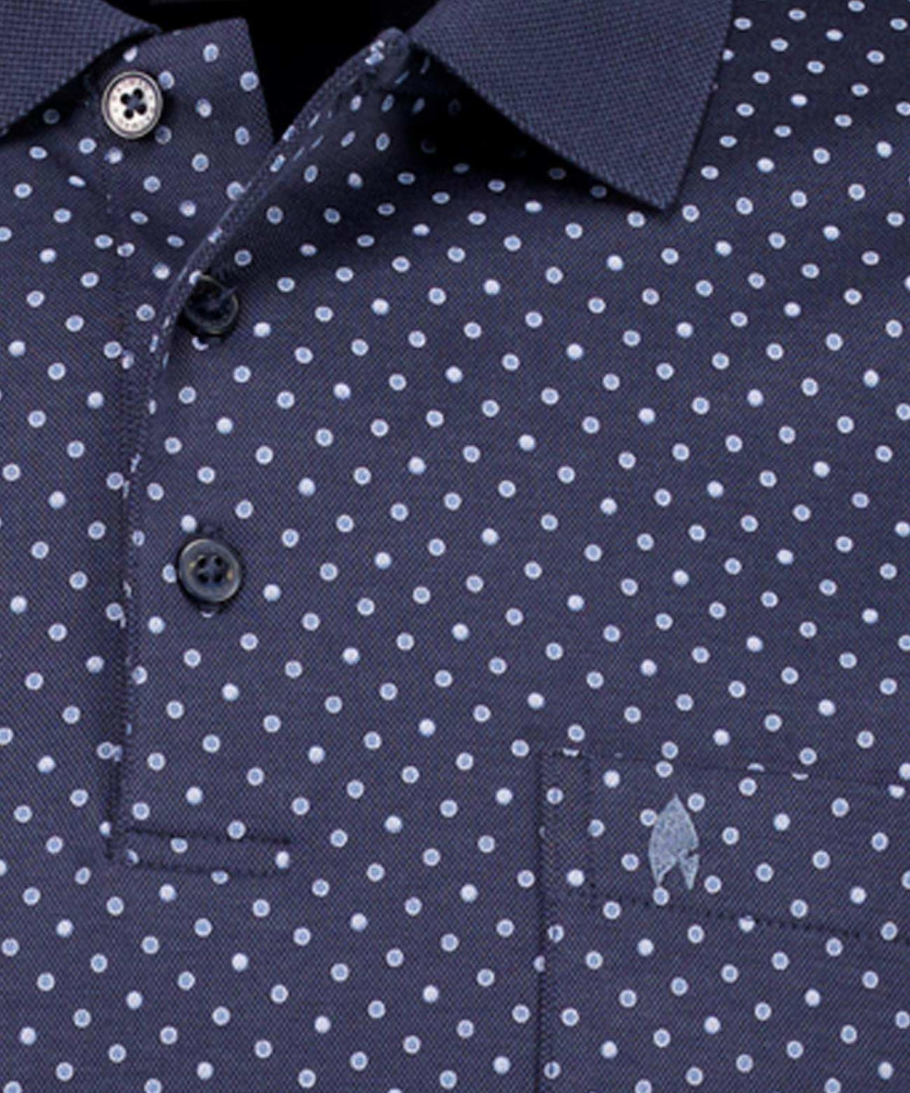Softknit polo alloverprint