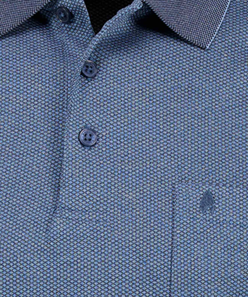 Softknit polo "fishnet"