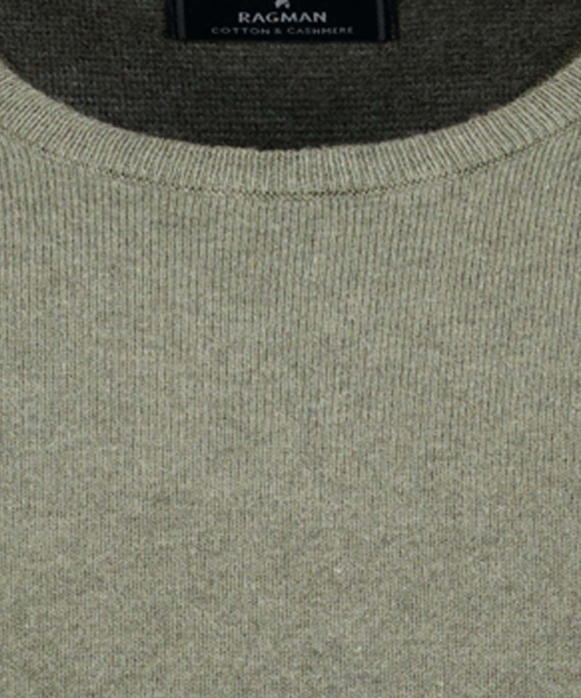 LONG & TALL Knitted pullover with round neck, cotton/cashmere