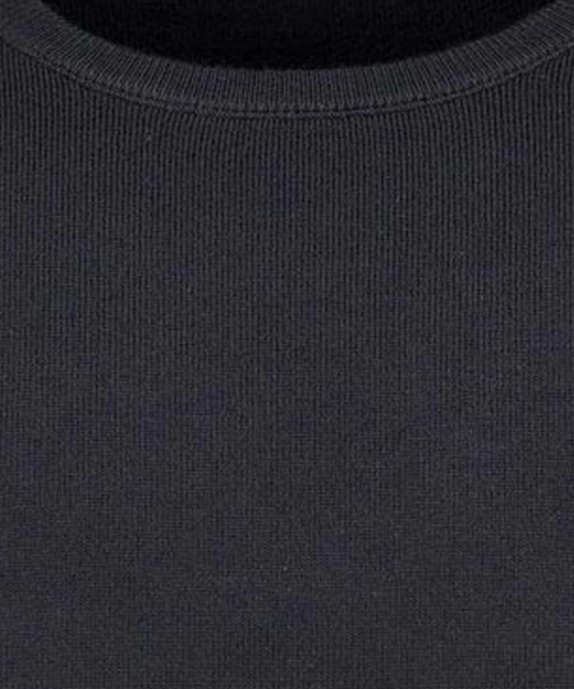 Knitted sweater merino wool, round neck