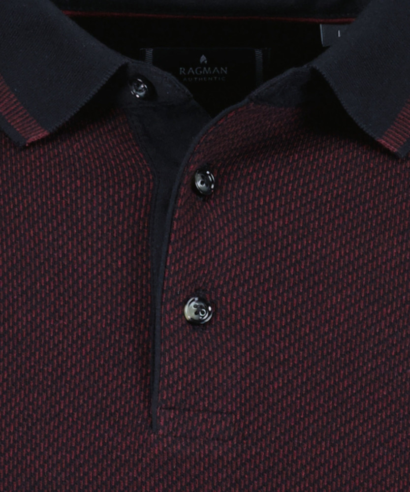Polo-Pullover Jacquard