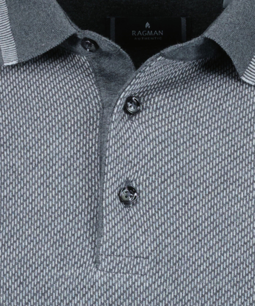 Polo sweater Jacquard