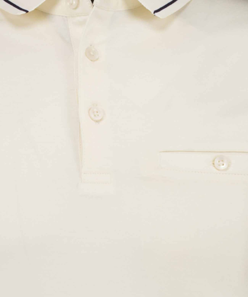 Polo solid, mercerized cotton
