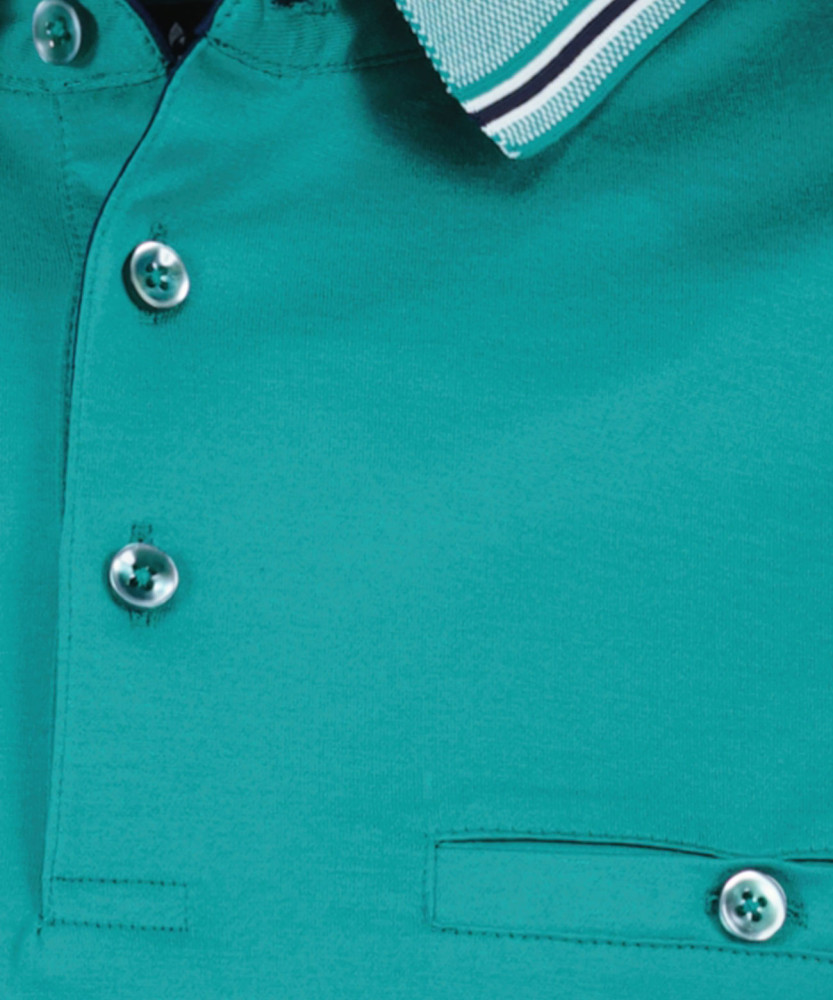 Polo uni, mercerisierte Baumw.