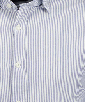 Shirt with concealed button-down