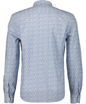 Shirt long sleeve with foral design, cotton-linen