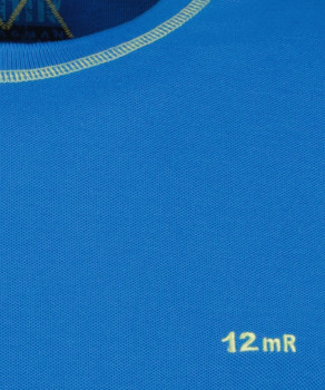 T-Shirt mit Brust-Stickerei