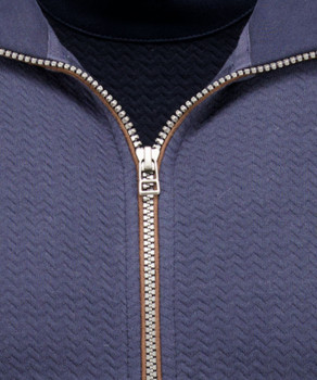 Jacket zipper structure