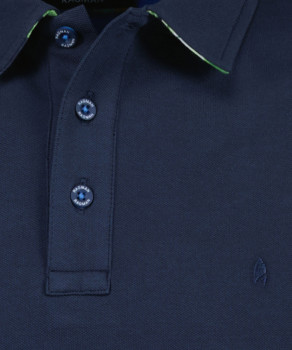 LONG & TALL Piqué-Polo mit unterlegtem Kragen