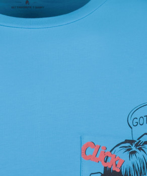 T-Shirt "Comic" mit Brusttasche