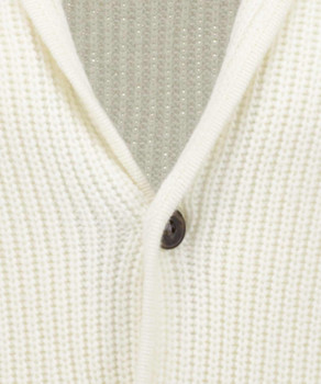 Knitted jacket with shawl collar
