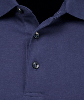 Poloshirt Langarm mit Bund