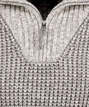 Strickpullover Troyer-Kragen