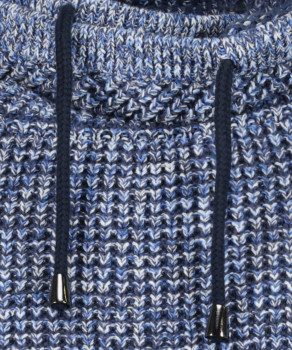 Strick-Pullover mit speziellem Kragen