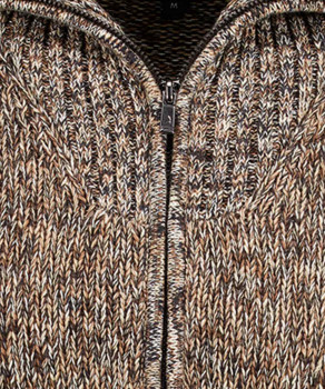 Strickjacke Tweed