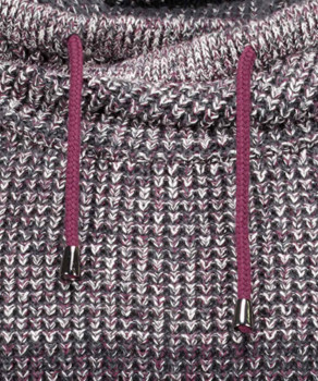 Strickpullover Tweed, gestreift