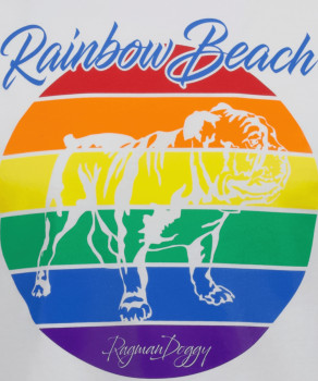T-Shirt "Beach", Rundhals
