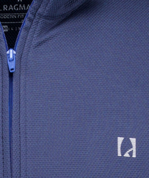 Sweater stand up collar with waistband