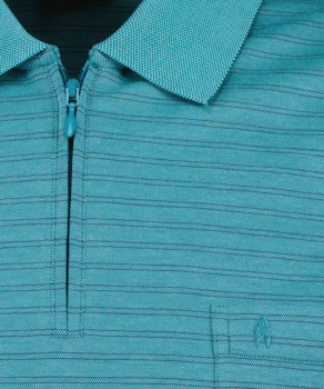 Softknit-Polo fineliner mit RV