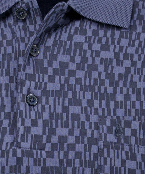 Softknit-Poloshirt gestreift