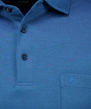 Softknit polo with Kent collar