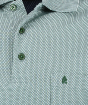 LONG & TALL Softknit-Polo "Fischernetz"