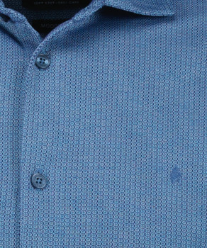 Softknit-Hemd Jacquard, modern fit