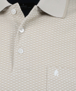 Softknit polo Jacquard