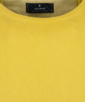 LONG & TALL Strickpullover Rundhals, Baumwolle/Kaschmir