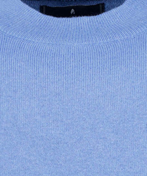 Strickpullover mit Stehkragen