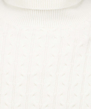 Strickpullover Zopfmuster, Baumwolle/Kaschmir