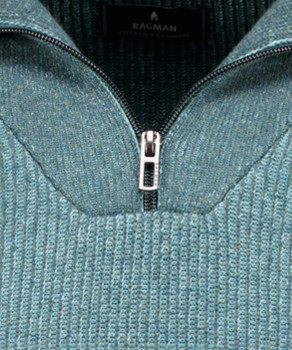 Troyer-Strickpullover Bicolour