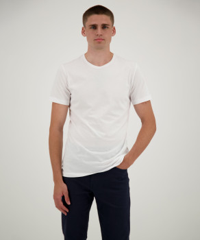 2 T-Shirt Doppelpack Bodyfit mit Rundhals
