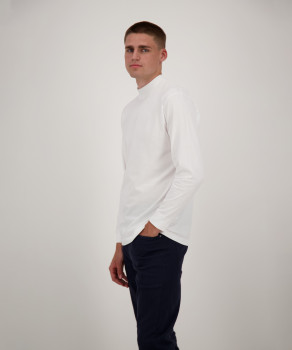 Stehkragenshirt langarm